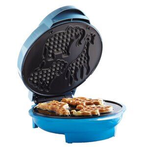 Animal Waffle Maker for Kids by Brentwood — 3 Mini Animal Shapes, Non-Stick, 100